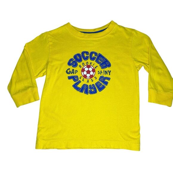 GAP KIDS Long Sleeve Soccer Shirt Size 2T - Picture 1 of 4